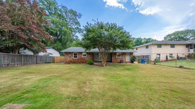 4001 Savannah Dr, Columbus, GA 31907 - rear view of property featuring brick siding and a fenced backyard