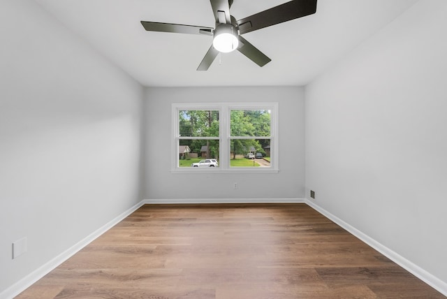 4001 Savannah Dr, Columbus, GA 31907 - empty room featuring a ceiling fan and wood finished floors