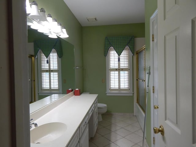 5110 Midland Trce, Columbus, GA 31820 - bathroom featuring vanity, toilet, healthy amount of natural light, and tile patterned flooring