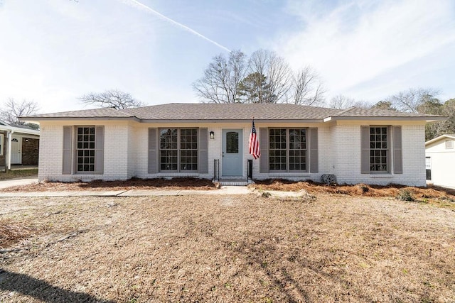 view of ranch-style house