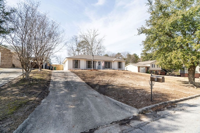 ranch-style house with a garage