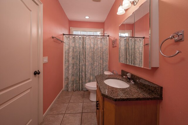 7036 Imperial Way, Columbus, GA 31904 - full bath with vanity, tile patterned flooring, and a shower with curtain