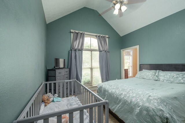 7036 Imperial Way, Columbus, GA 31904 - bedroom featuring lofted ceiling, carpet flooring, and ceiling fan