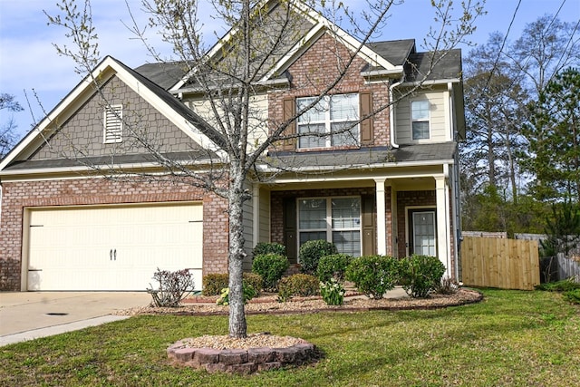 4447 Walking Stick Way, Columbus, GA 31907 - view of front of house featuring brick siding, concrete driveway, and a garage