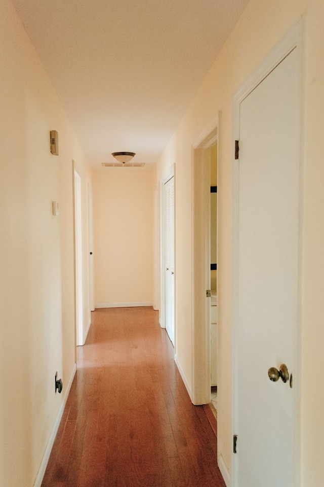 4814 20th Ave, Columbus, GA 31904 - hallway with wood finished floors and baseboards