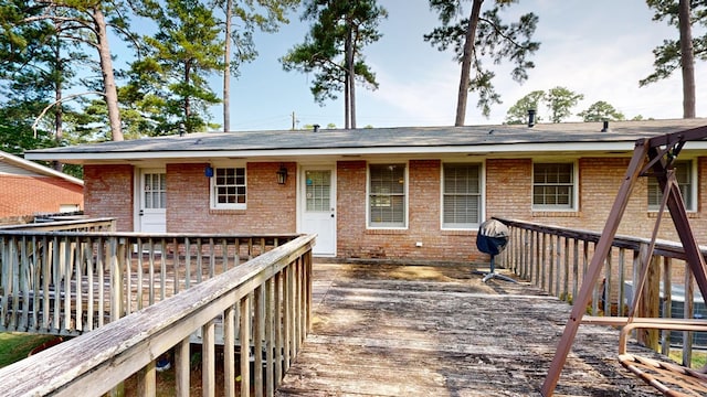 4042 Lyn Dr, Columbus, GA 31909 - view of wooden terrace