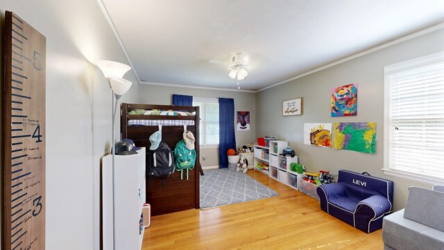 4042 Lyn Dr, Columbus, GA 31909 - bedroom with ornamental molding and wood finished floors