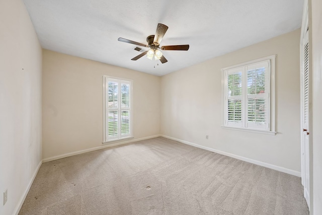 1818 Springvalley Dr, Columbus, GA 31904 - carpeted spare room with baseboards and a ceiling fan
