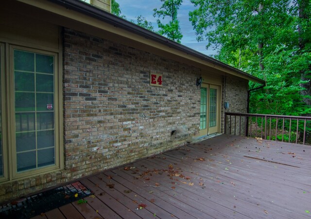 4200 Bridgecrest Dr Unit E4, Phenix City, AL 36867 - view of wooden deck