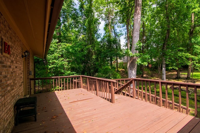4200 Bridgecrest Dr Unit E4, Phenix City, AL 36867 - deck featuring view of scattered trees