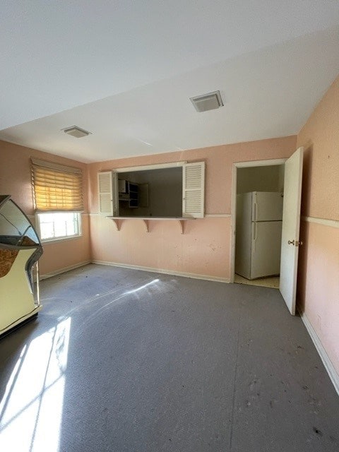 view of unfurnished living room