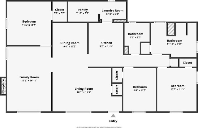 813 Wright Dr, Columbus, GA 31907 - view of property floor plan