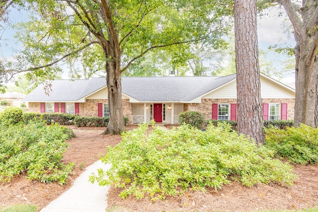 6909 Trapper Way, Midland, GA 31820 - ranch-style house featuring brick siding and a shingled roof