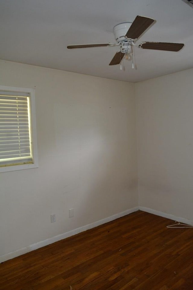 5137 Burbank St, Columbus, GA 31907 - empty room featuring wood finished floors and ceiling fan