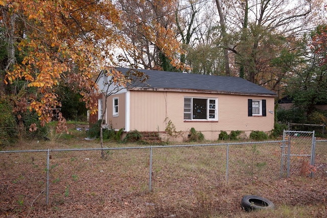 view of side of home