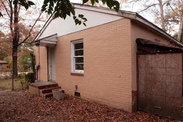 view of home's exterior