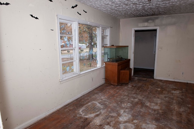 view of unfurnished dining area