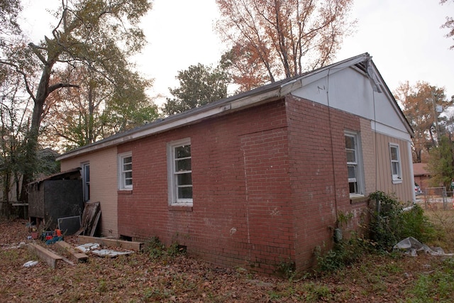 view of home's exterior