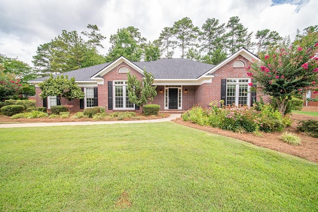 4548 Carnoustie Ln, Columbus, GA 31909 - ranch-style home featuring a front yard and brick siding