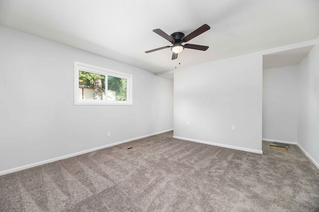 3409 Primrose Rd, Columbus, GA 31907 - spare room featuring carpet and a ceiling fan
