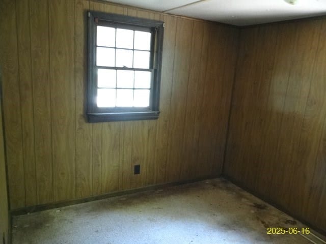 66 Glennhaven Rd, Phenix City, AL 36869 - empty room with wooden walls