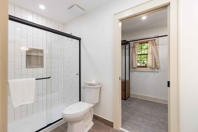340 Commadore Dr, Hamilton, GA 31811 - bathroom with a stall shower and recessed lighting
