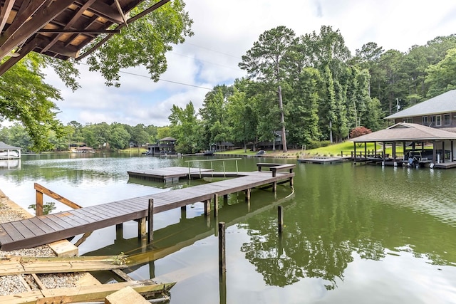 340 Commadore Dr, Hamilton, GA 31811 - dock featuring a water view