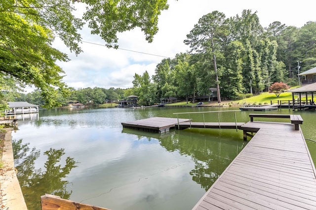 340 Commadore Dr, Hamilton, GA 31811 - dock area featuring a water view