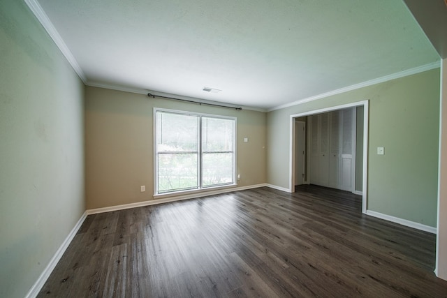 3 Primrose Ct, Columbus, GA 31907 - empty room featuring ornamental molding and dark wood-style flooring