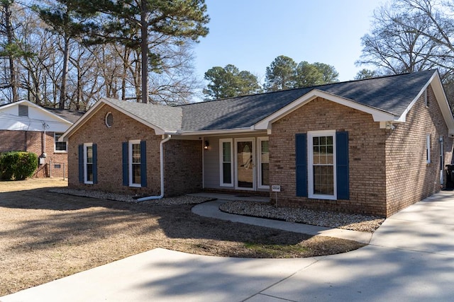 view of ranch-style home