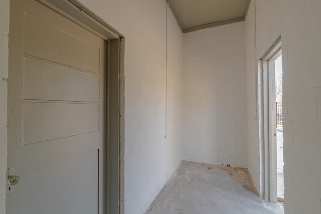 view of storage room