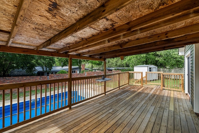 3925 Chris Dr, Columbus, GA 31909 - wooden deck featuring a fenced backyard