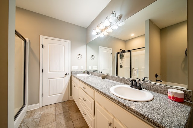 402 Lee Road 2203, Phenix City, AL 36870 - full bathroom featuring a shower stall and double vanity