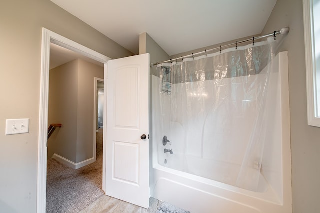 402 Lee Road 2203, Phenix City, AL 36870 - full bath with shower / bath combo with shower curtain and baseboards