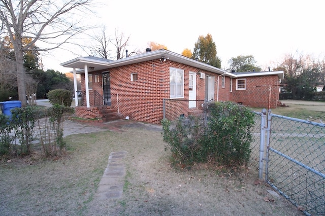 view of property exterior