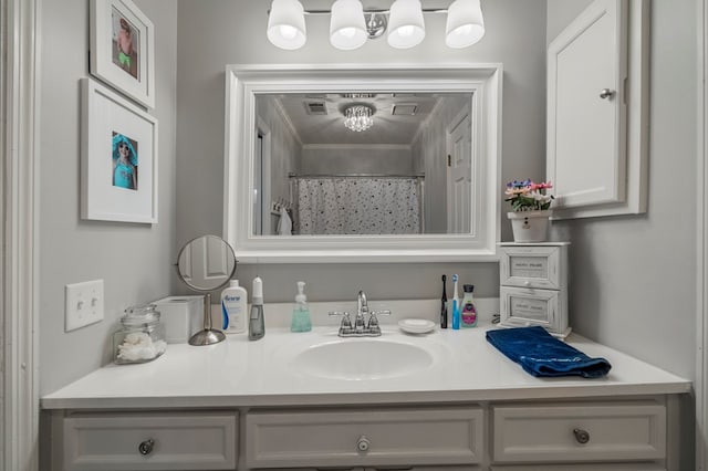 full bath with vanity