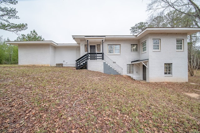 view of rear view of property