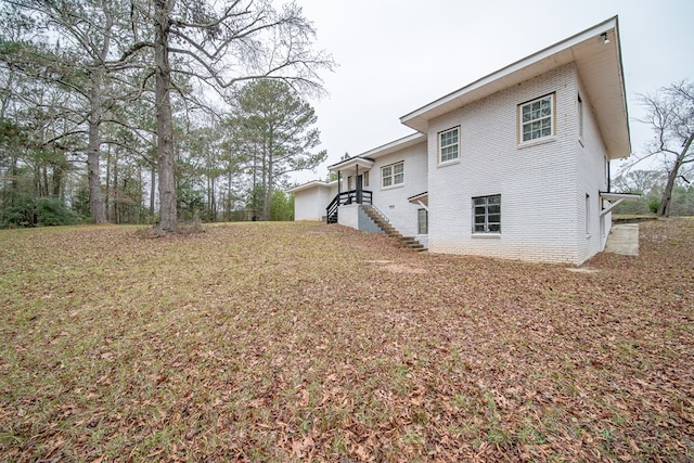 view of rear view of house