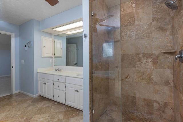 767 River Oaks Ct, Columbus, GA 31904 - bathroom featuring tiled shower and double vanity