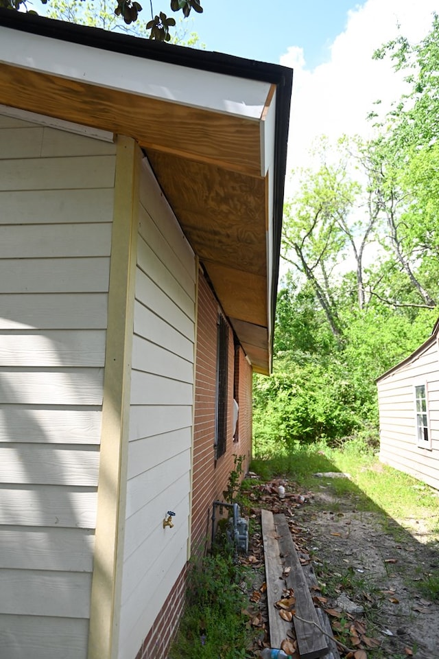 view of side of property