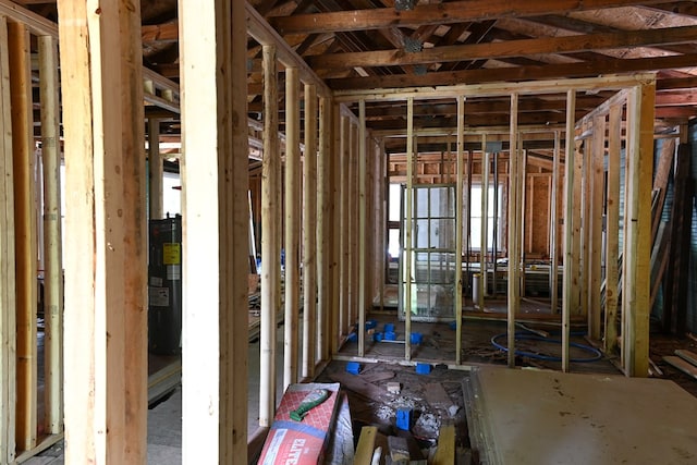 miscellaneous room with water heater
