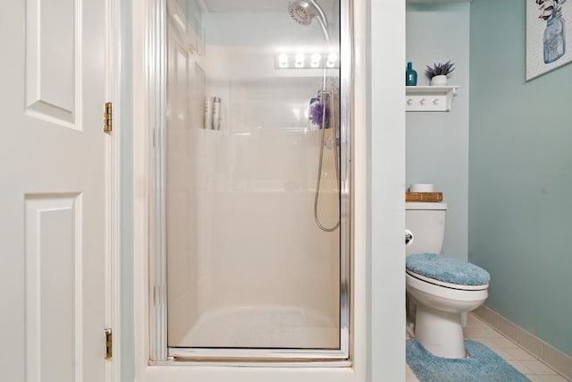 8500 Jackson Rd, Midland, GA 31820 - bathroom featuring a shower stall and tile patterned flooring
