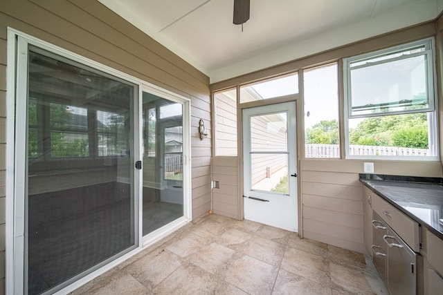 7312 Sorrel Ct, Columbus, GA 31909 - unfurnished sunroom with ceiling fan