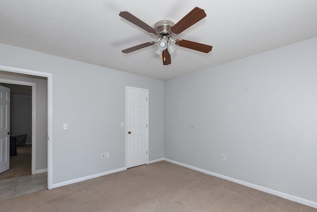 6727 Trapper Way, Midland, GA 31820 - unfurnished bedroom with light carpet and a ceiling fan
