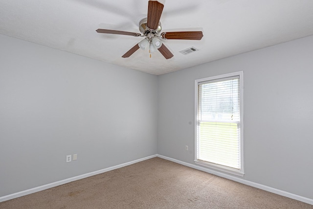 6727 Trapper Way, Midland, GA 31820 - empty room with carpet floors and a ceiling fan