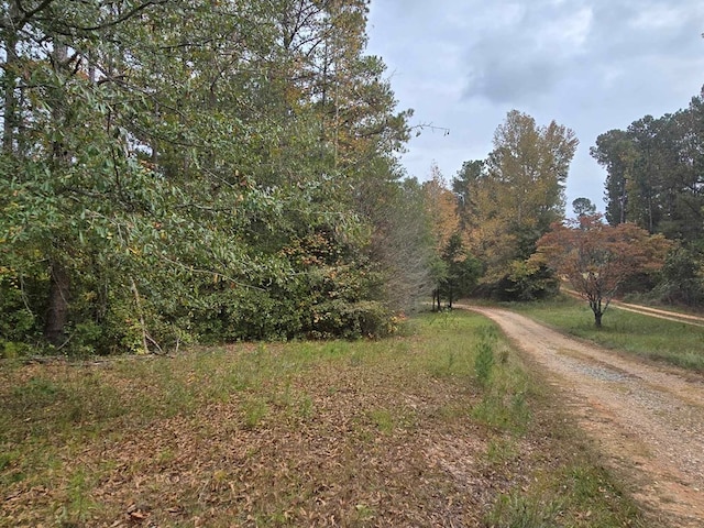 view of road