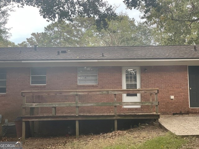 view of rear view of house