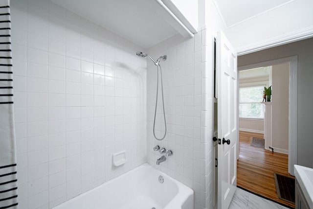 1729 41st St, Columbus, GA 31904 - bathroom featuring tub / shower combination and baseboards