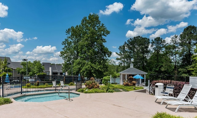 333 Eastside Dr Unit 4, Fortson, GA 31808 - view of pool with a swimming pool, fence, and a patio
