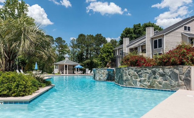 333 Eastside Dr Unit 4, Fortson, GA 31808 - community pool featuring a gazebo